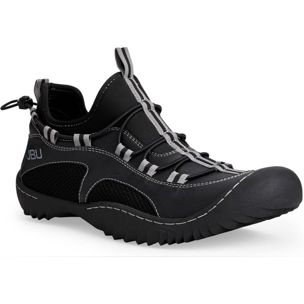 JBU Men's Black and Gray Athletic Shoes, 9M NWOB
